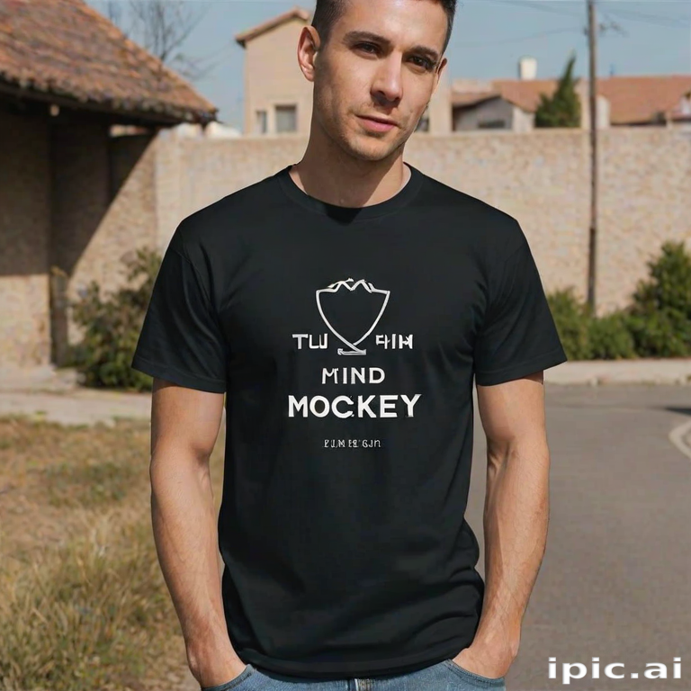 black shirt mockup