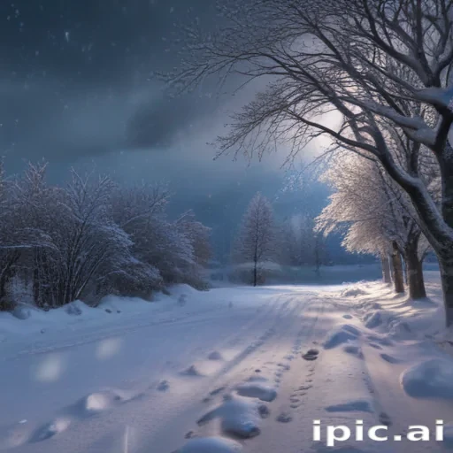 snow falling png