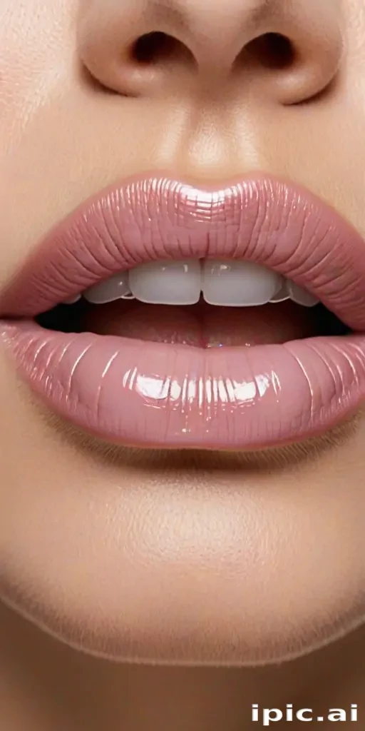 transparent lips