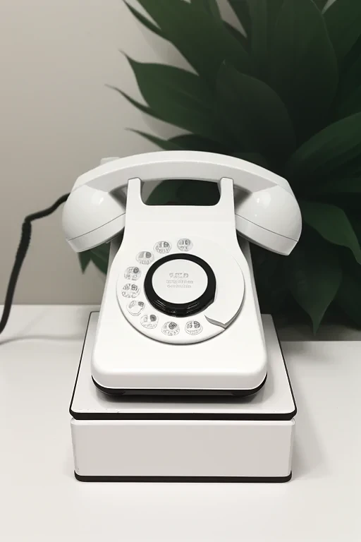 icon phone white