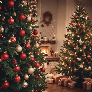 christmas background aesthetic