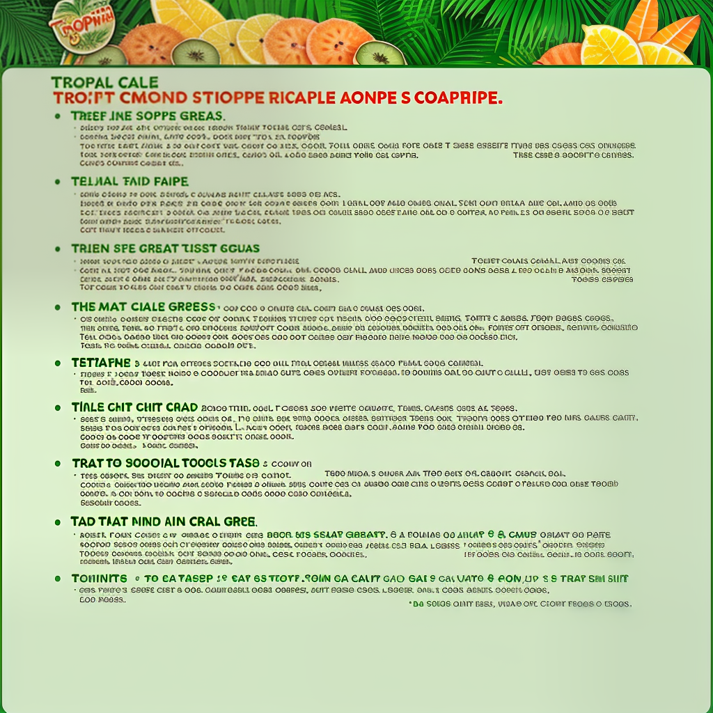 tropical smoothie cafe island green recipe