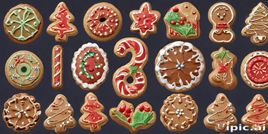 clip art christmas cookies