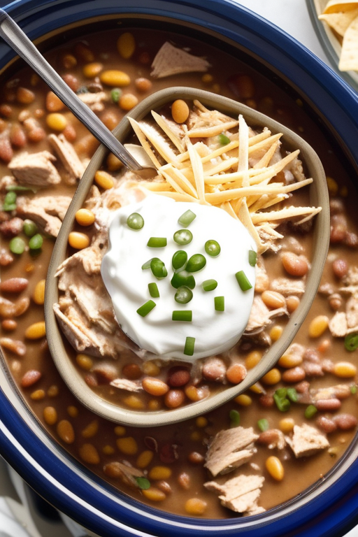 slow cooker cream cheese crack chicken chili