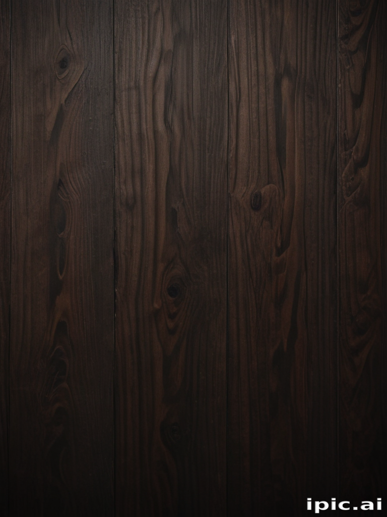 Elegant Dark Wood Texture with Rich Grain Patterns for Design Inspiration