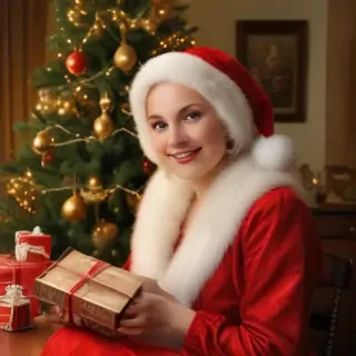 old fashioned christmas pictures
