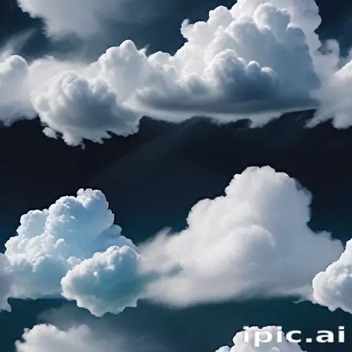 clouds no background
