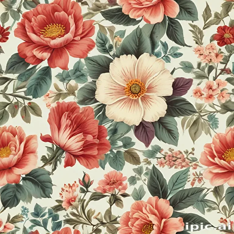 vintage flowers png