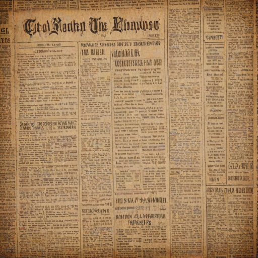 old newspaper background