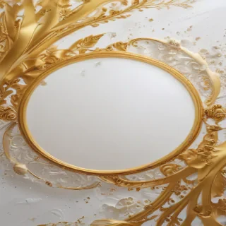 gold and white background