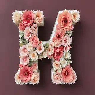 floral letters