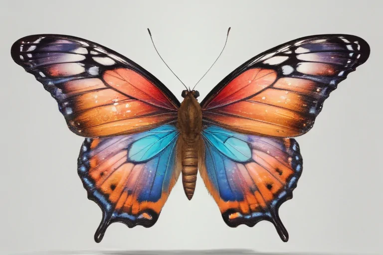 A Vibrant Butterfly Displaying Stunning Colors and Intricate Patterns ...