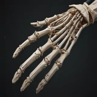 skeleton hand png