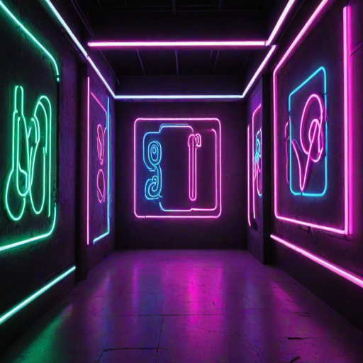 neon background aesthetic