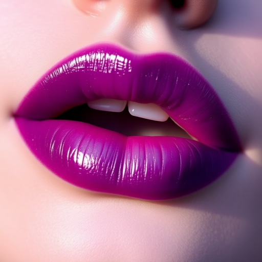 Ombre purple to lavender lips called "Twilight Cascade" blend seamlessly from dark to light, creating a captivating gradient effect for romantic and dreamy aesthetics