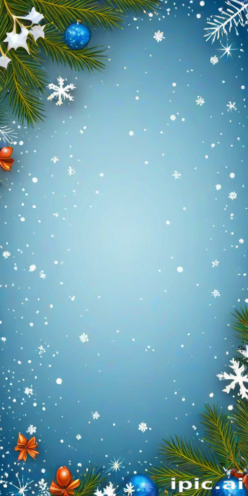 blue christmas bg