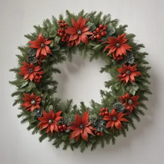 christmas wreath transparent