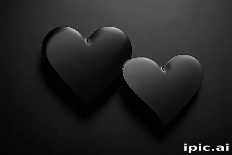 black hearts background