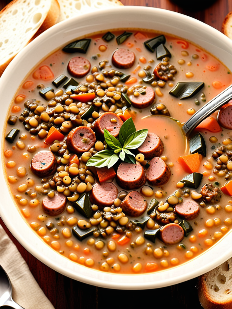 carrabba's lentil soup with sausage recipe
