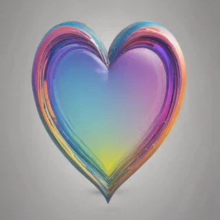 rainbow heart png
