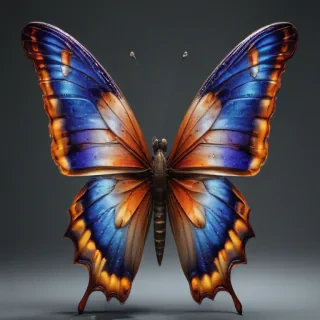 butterfly no background
