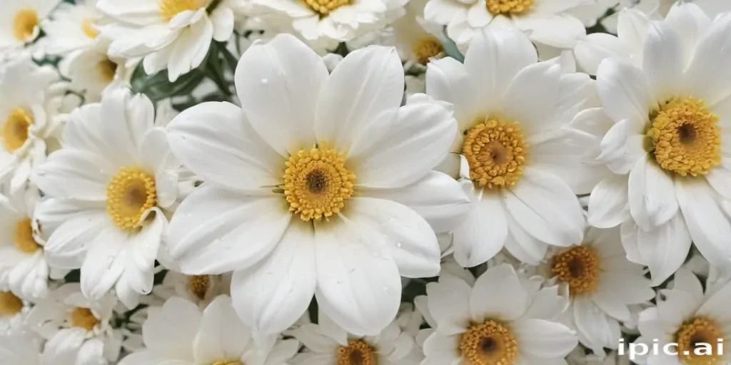 flower on white background