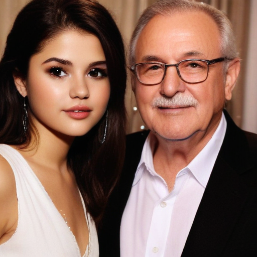 selena gomez and dad