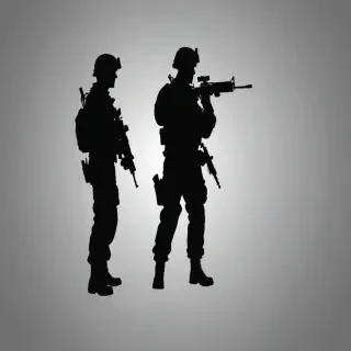 soldier silhouette png