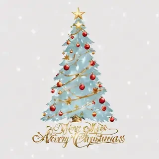 transparent merry christmas