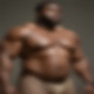 black fat man