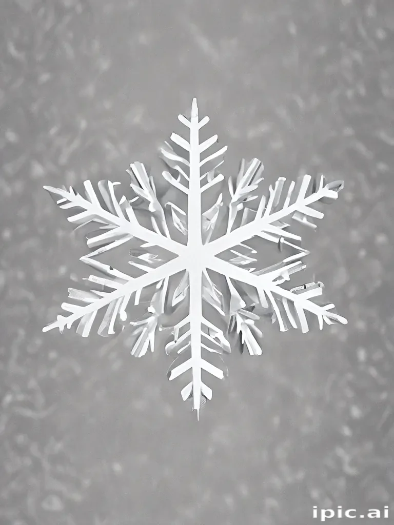 snowflake clipart with transparent background