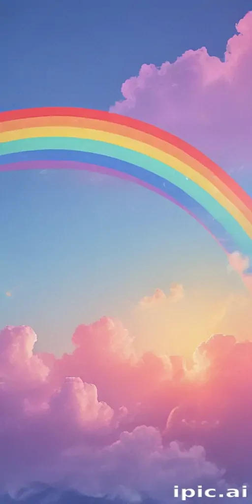 aesthetic wallpapers rainbow