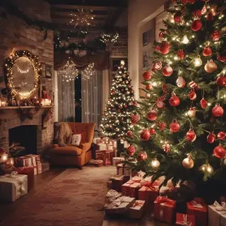 christmas background aesthetic