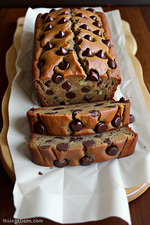 gluten free banana chocolate chip bread