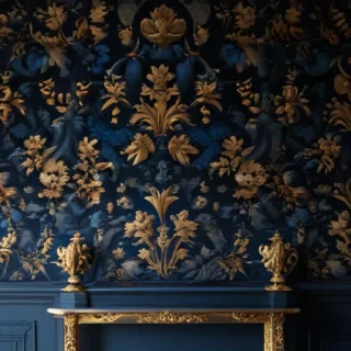 blue and black wallpaper