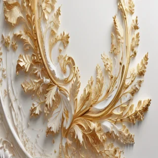 elegant white and gold background