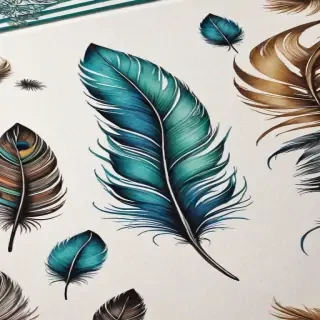 feather design