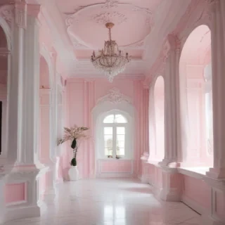 pink and white aesthetic