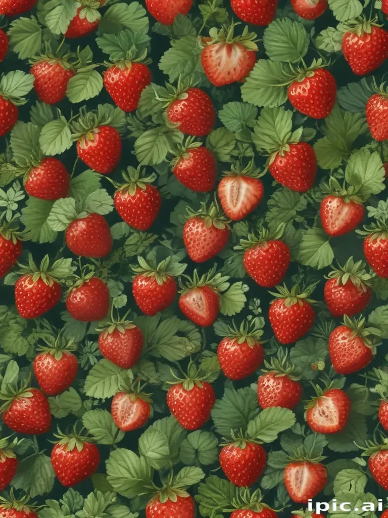aesthetic strawberry wallpaper