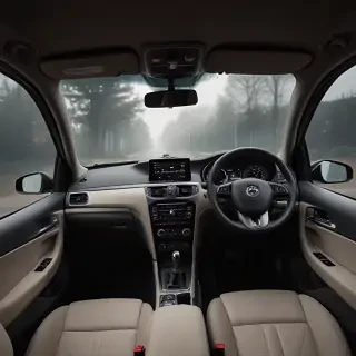 inside car background