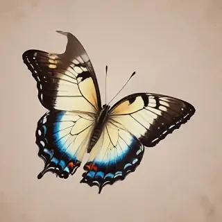 butterfly no background