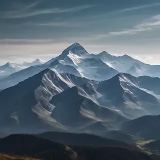 transparent mountains