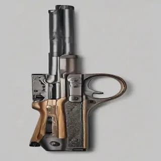 gun with transparent background