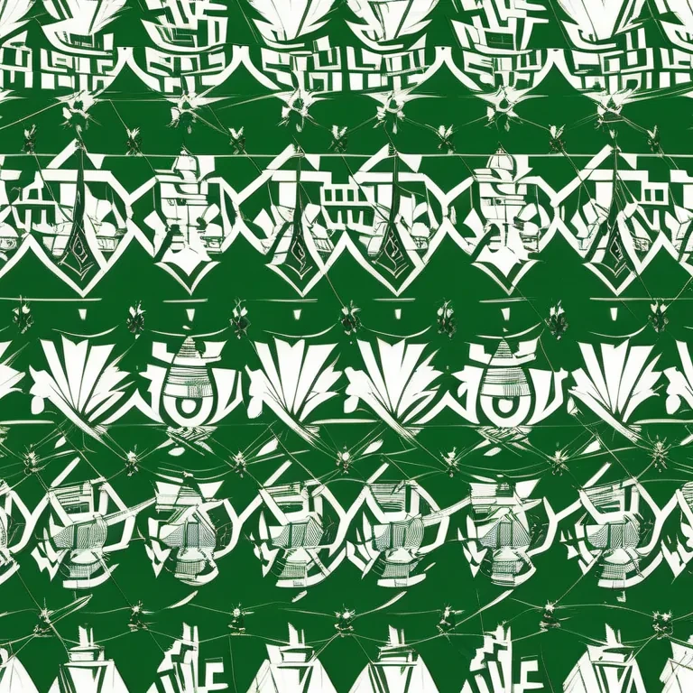 background green and white