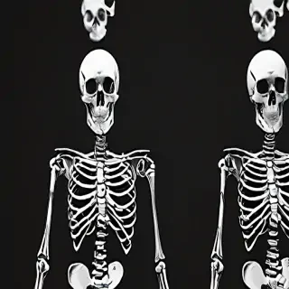 skeleton background