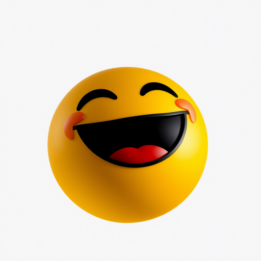laugh emoji transparent background