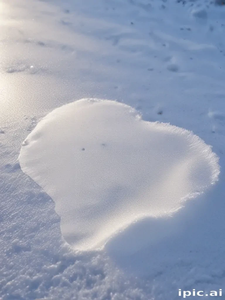 transparent snow