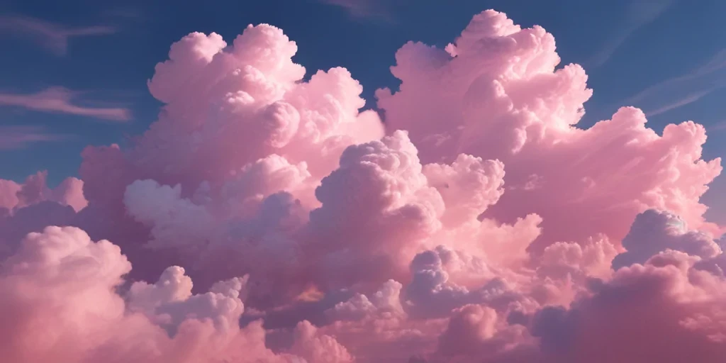 pink clouds wallpaper