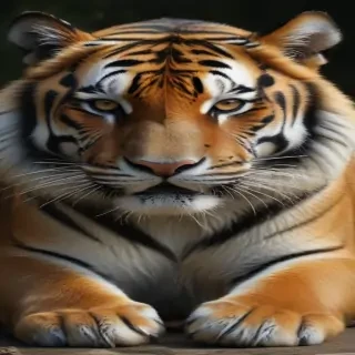 tiger transparent