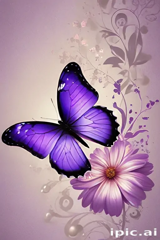 butterfly wallpaper purple